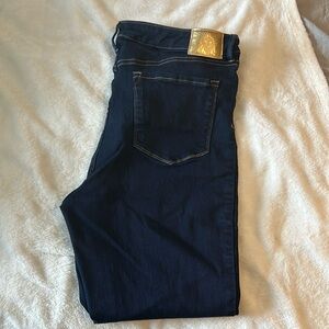 Anne Klein high rise skinny dark Jean